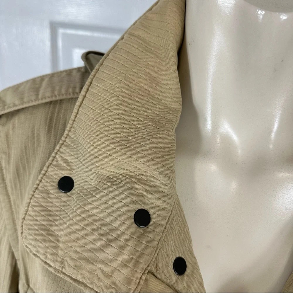 BANANA REPUBLIC men’s jacket CASUAL long sleeve TAN khaki stylish Ribbed L